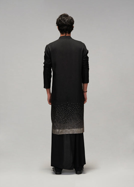 Starlight gradient crystal kurta