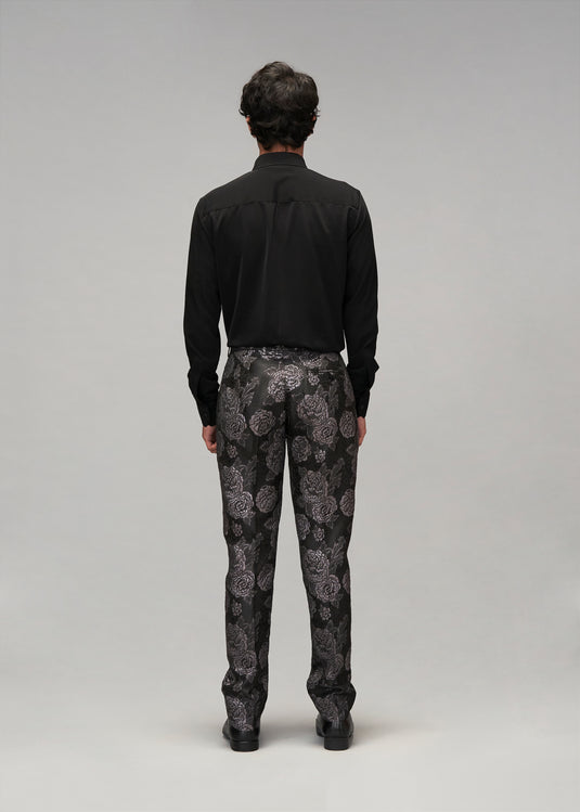 Starlight velvet strip work shirt