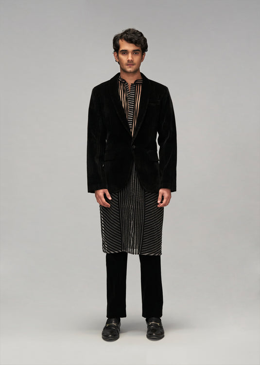 Starlight velvet suit