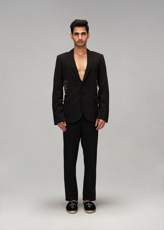 Starlight knit floral window suit