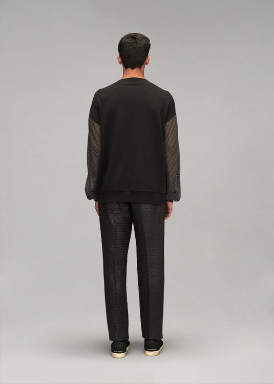 Starlight mixed media jumper