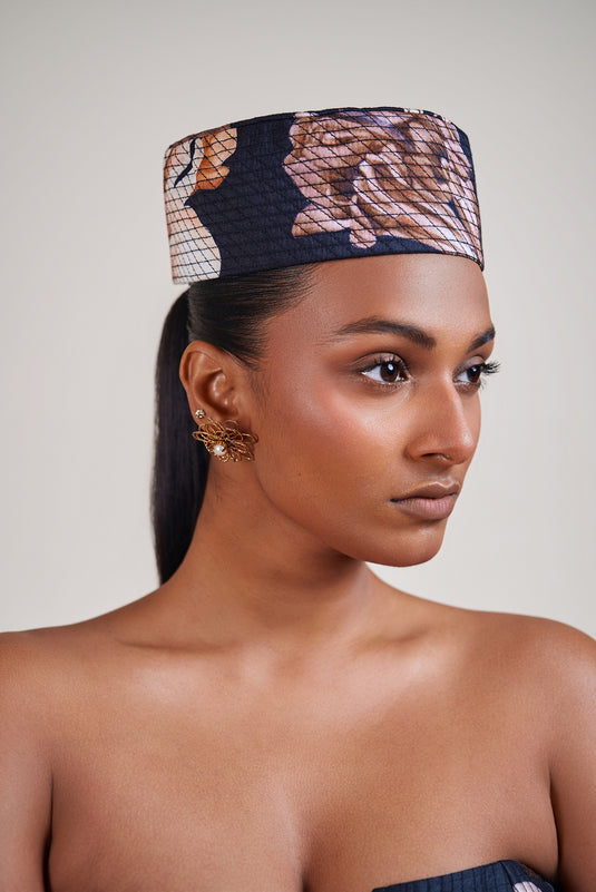 Garden of Eden black moth hat