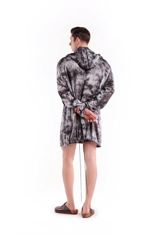 Doppelganger tie-dye parka