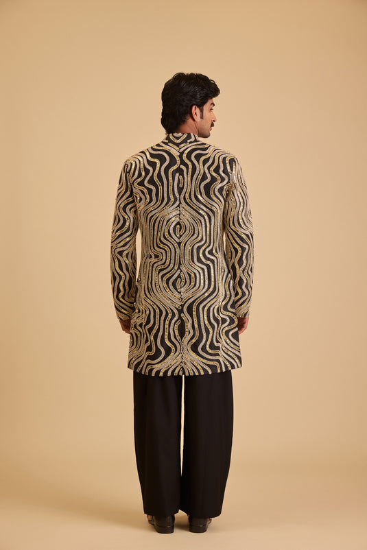 Miraas dripping sherwani