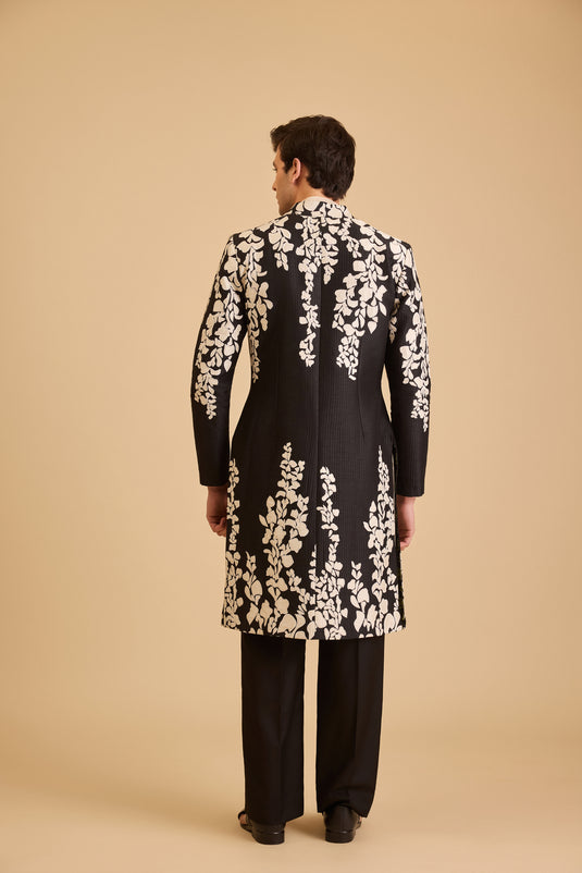Miraas falling vine sherwani