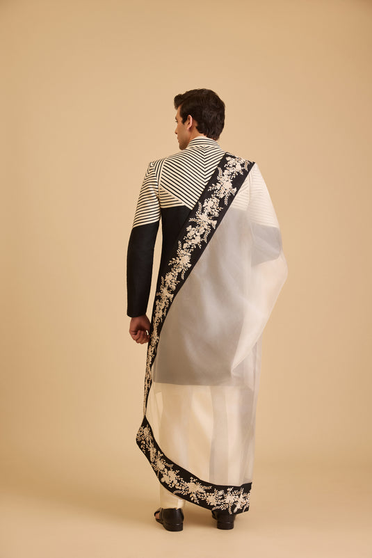 Miraas gara dupatta narrow