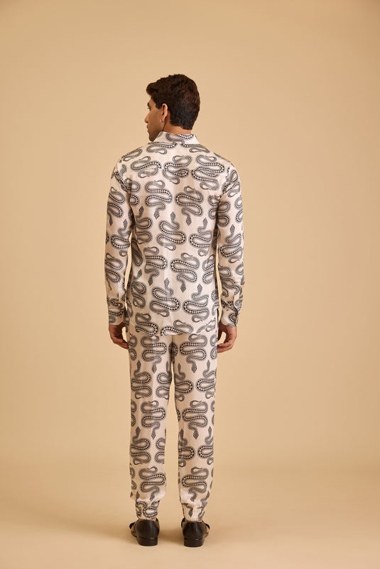 Miraas snake print coord