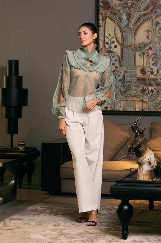 GOE Victorian pleated shirt (C)