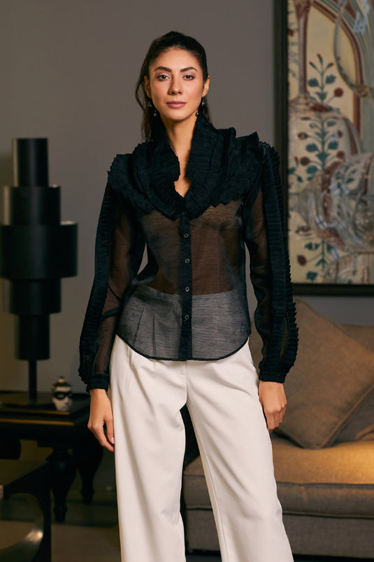 GOE Victorian pleated shirt (A)