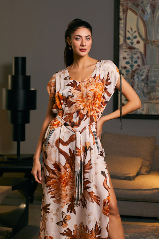 GOE Snake printed kaftan (C)