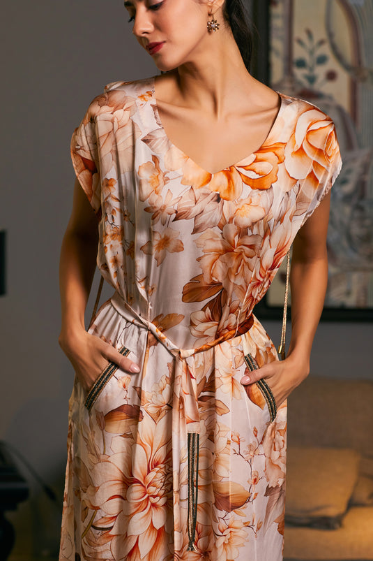 GOE Moth printed kaftan (B)