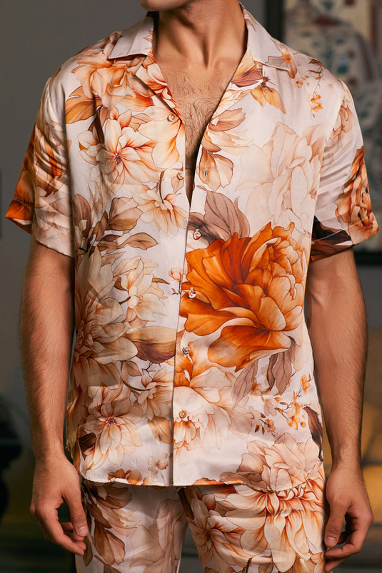 GOE Moth printed Cuban co-ord set (B)