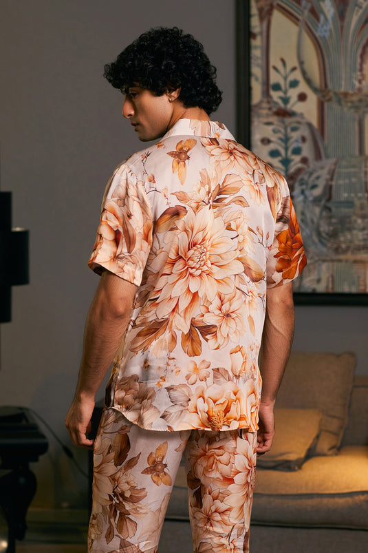 GOE Moth printed Cuban co-ord set (B)