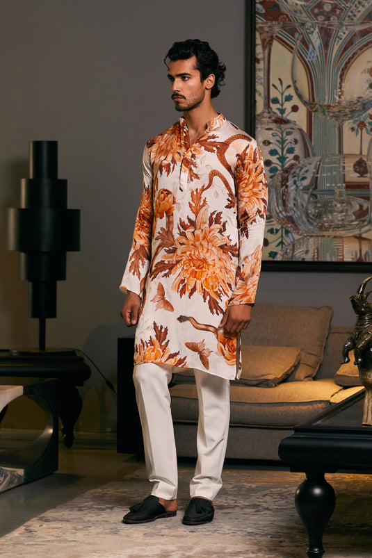 GOE Snake printed kurta (C)