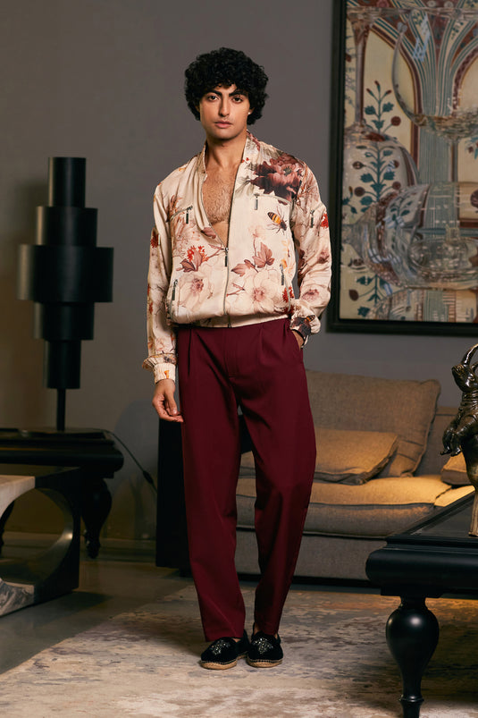 GOE Bee printed bomber (A)