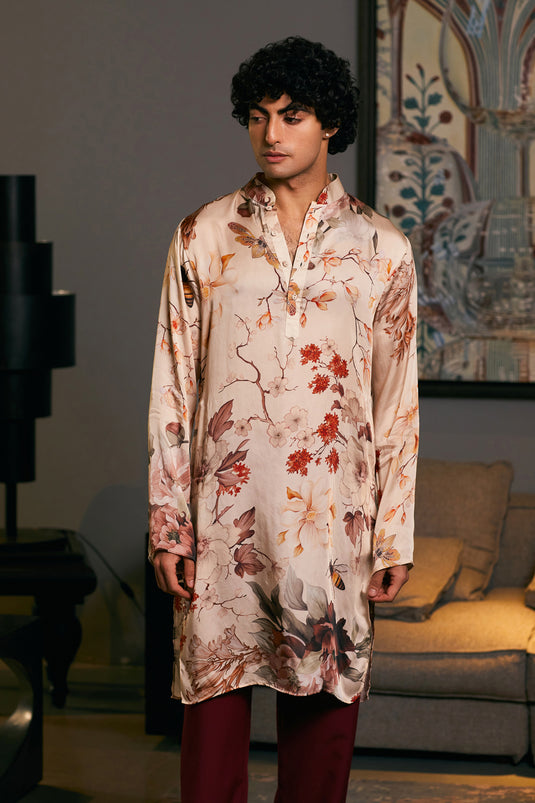 GOE Bumblebee printed kurta (A)