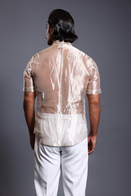 CF cascade shirt gold