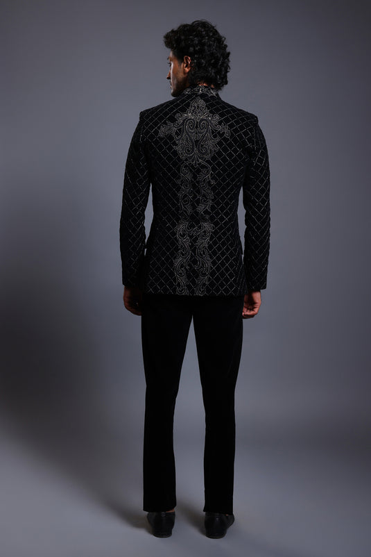 CF baroque bandhgala black