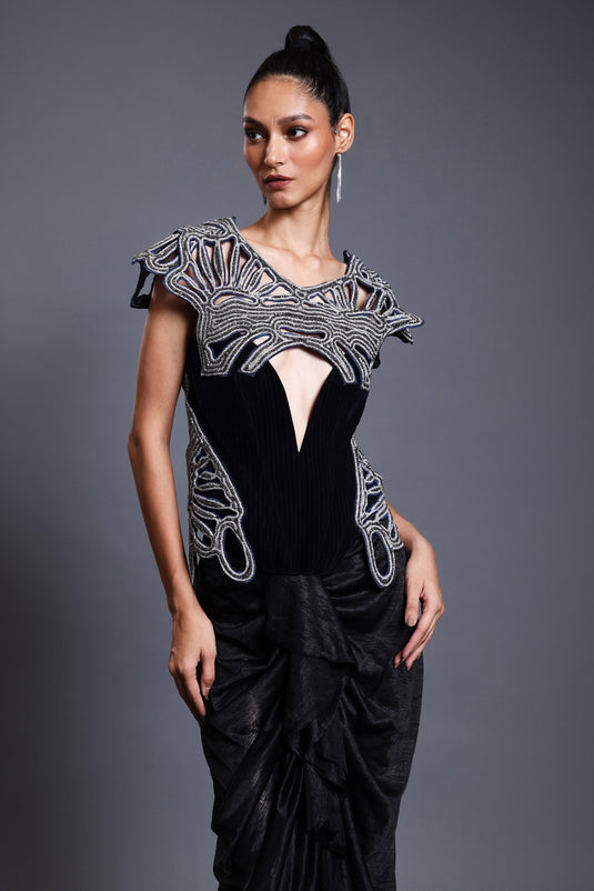 CF armor corset navy