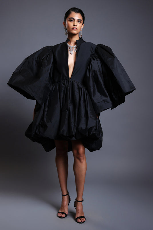 CF deconstructed dress black