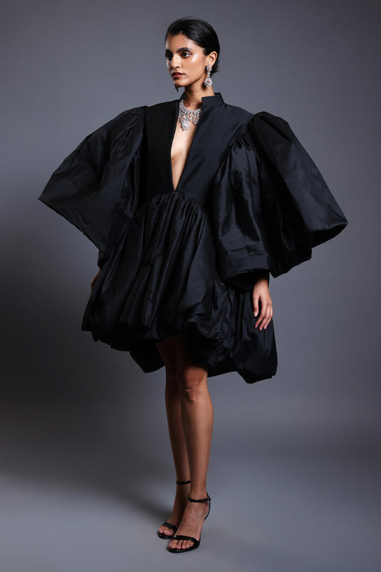 CF deconstructed dress black