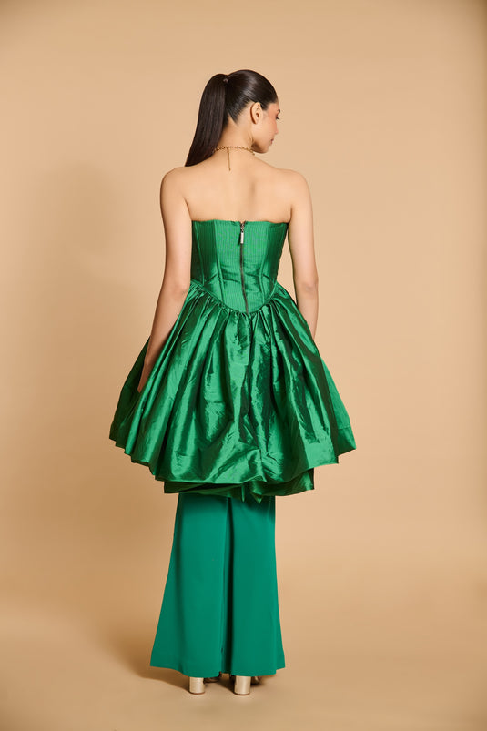 Spectrum flared pants green