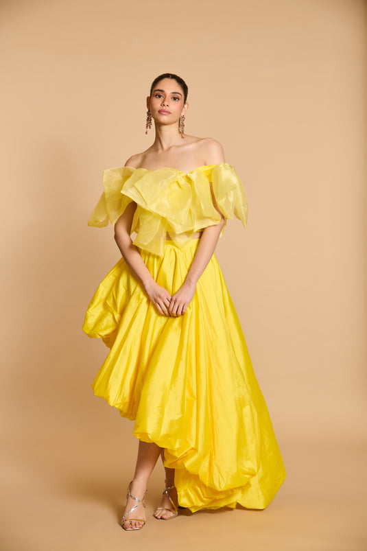 Spectrum bauble skirt yellow