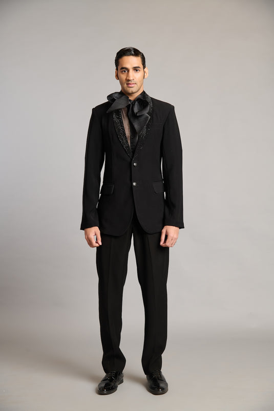 NS crystal collar suit