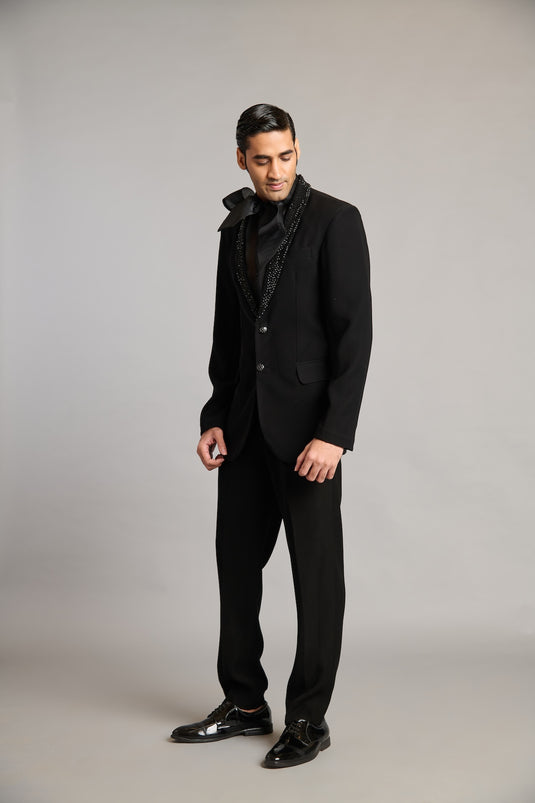 NS crystal collar suit