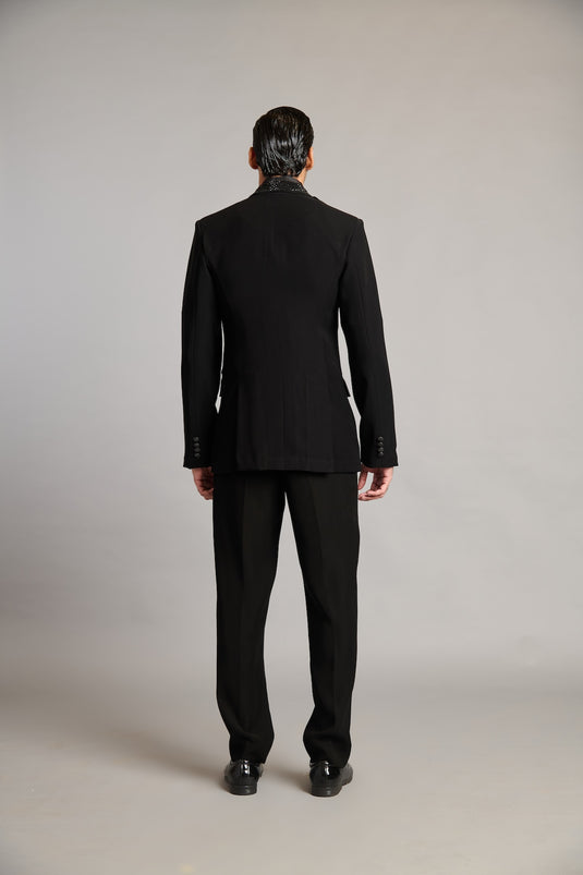 NS crystal collar suit