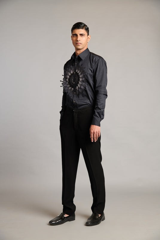 NS 3D mandala crest shirt