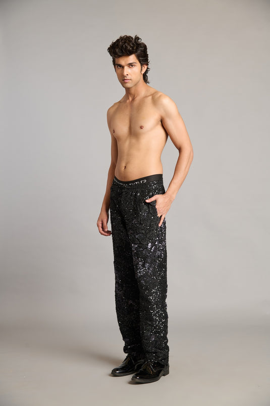 NS 3D sequin pants