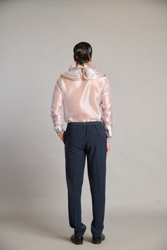 NS steel ruffle shirt