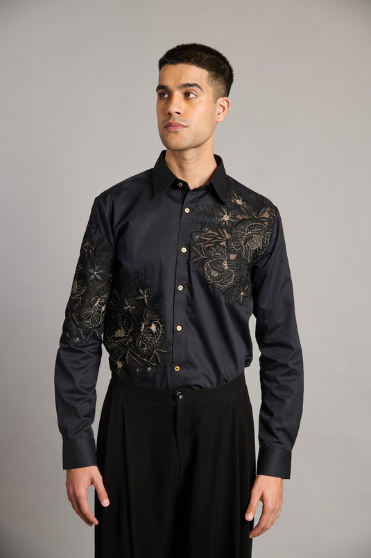 NS floral window shirt