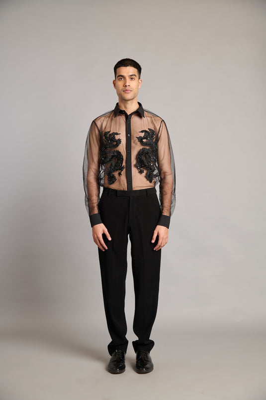 NS sheer dragon shirt