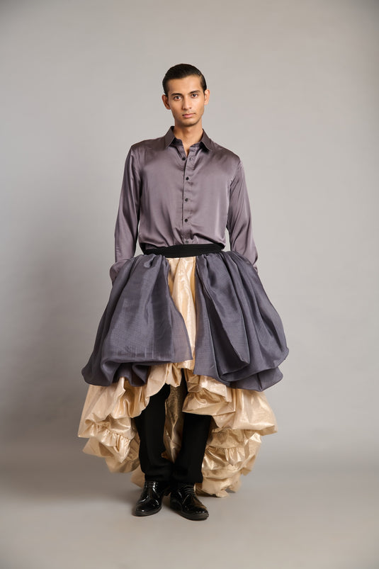 NS gold bauble skirt