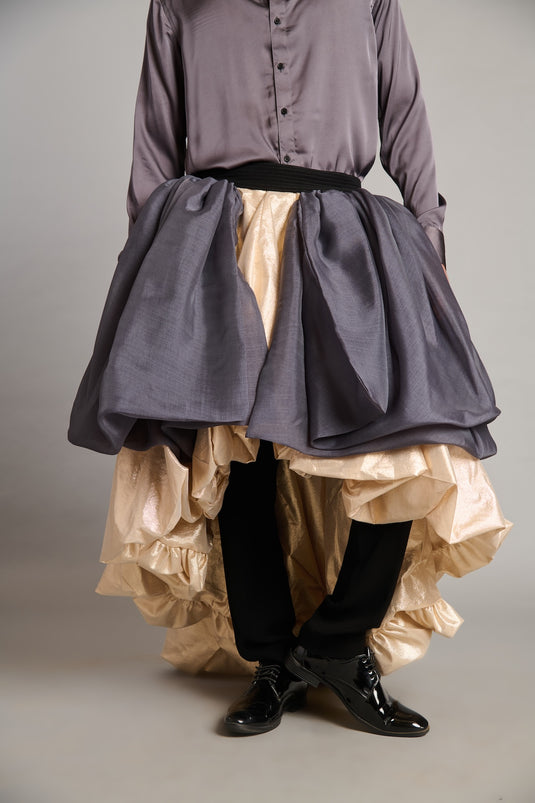 NS gold bauble skirt