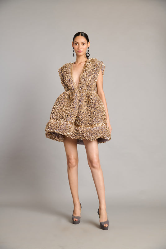 NS gold ruffle baby doll