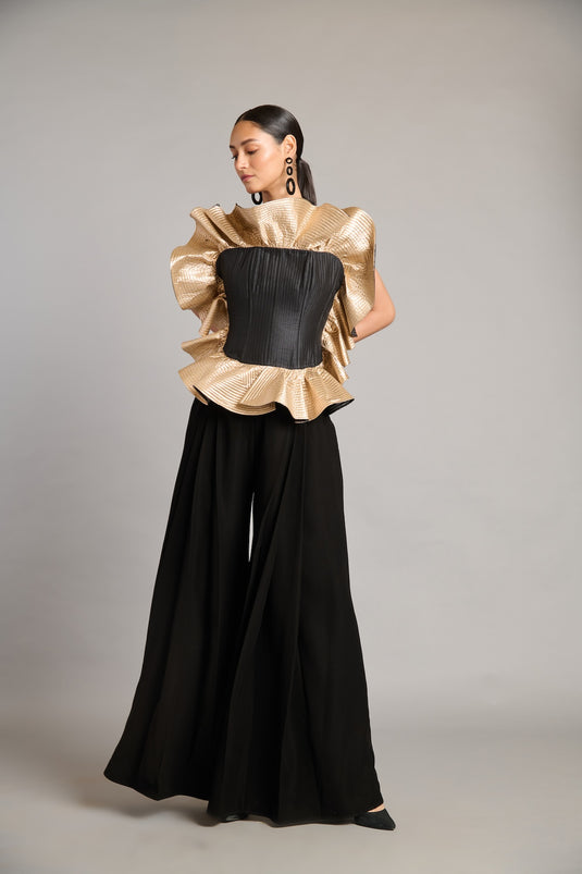 NS ruffle corset