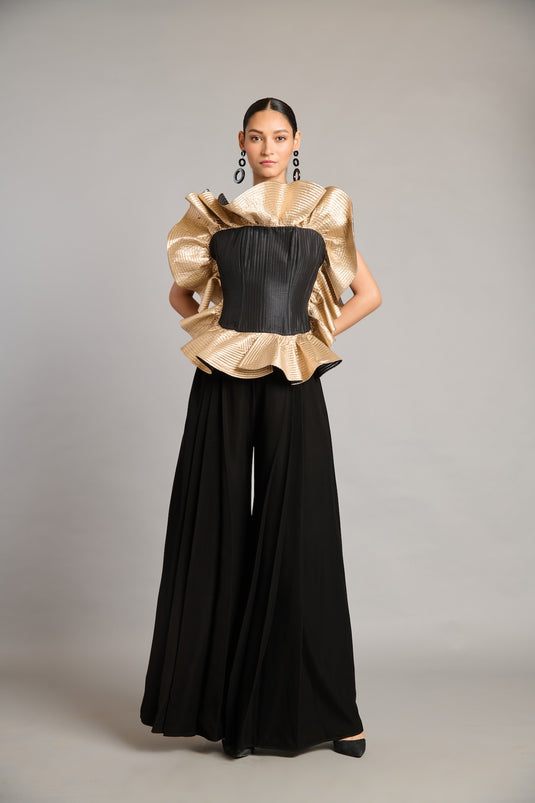 NS ruffle corset