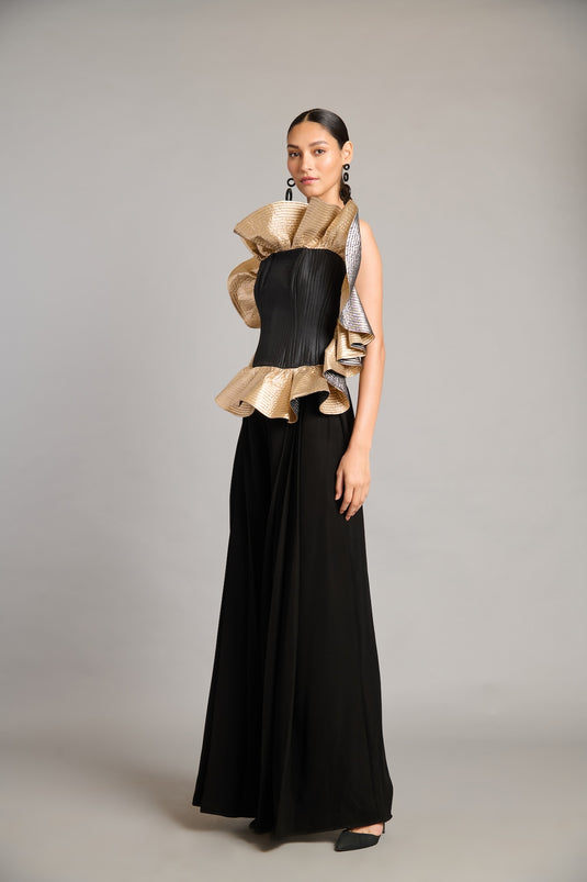 NS ruffle corset