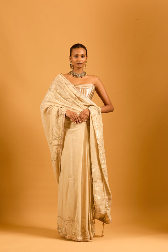 Trifecta gold corset