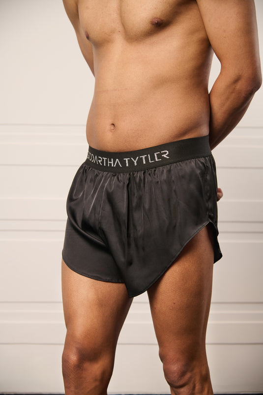 Resort black cut out boxer