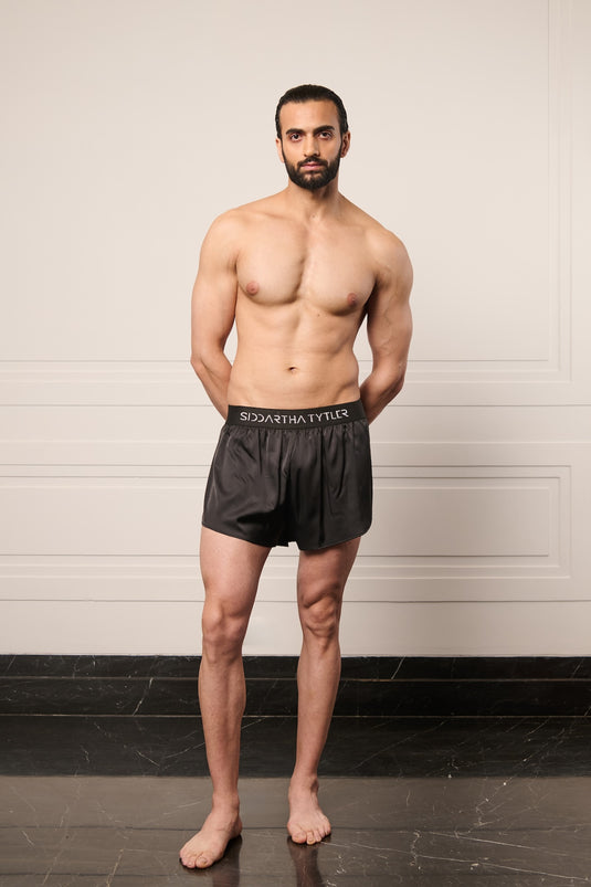 Resort black boxer
