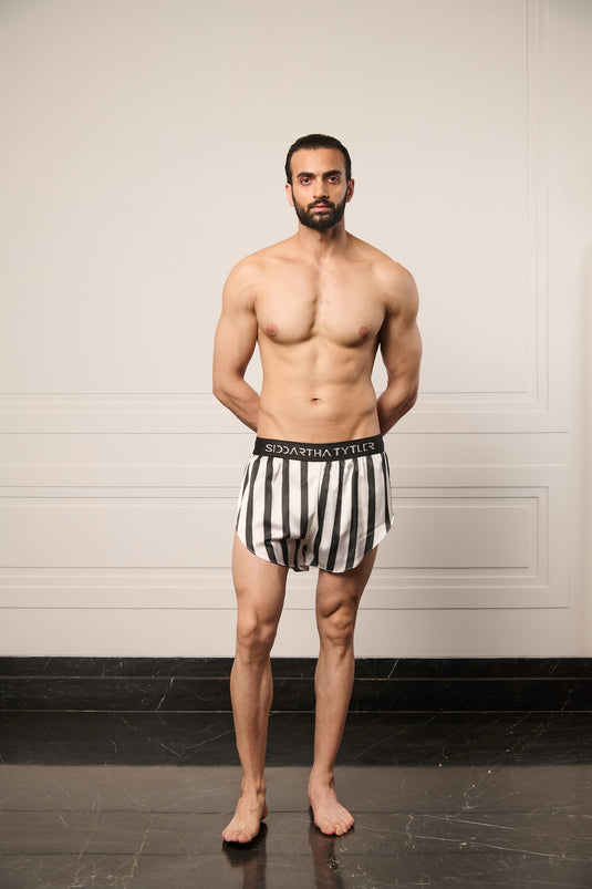 Resort striped cut out boxer