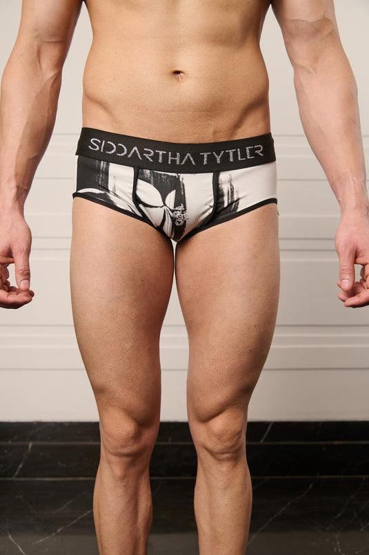 Resort camo binding swimsuit