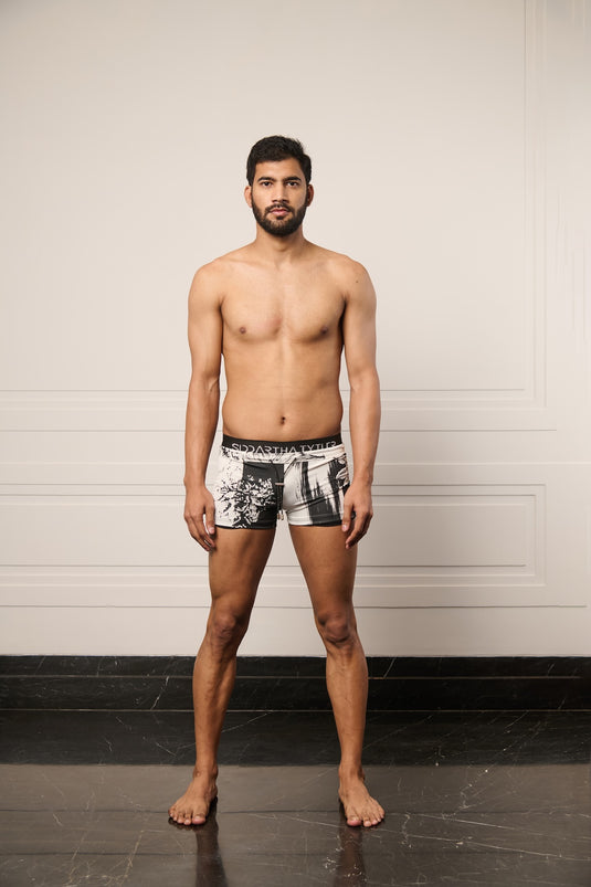 Resort camo layered trunk