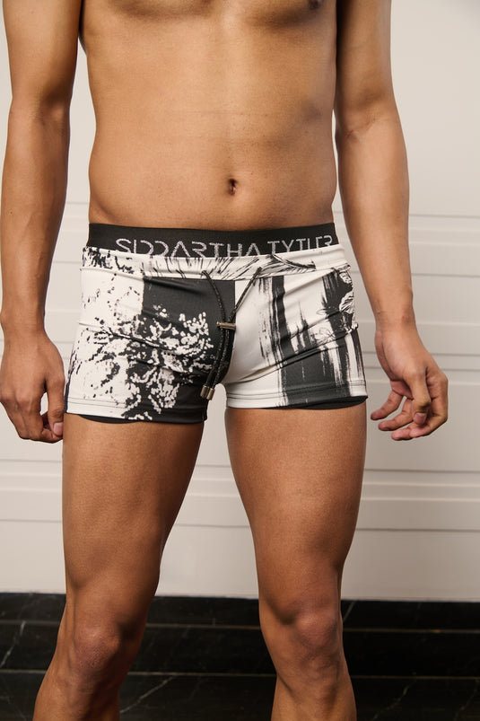 Resort camo layered trunk