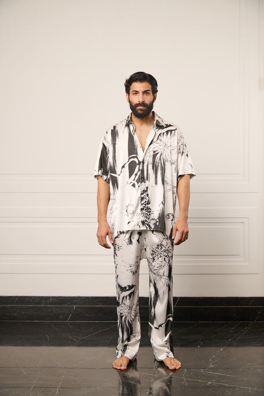 Resort camo high-low coord