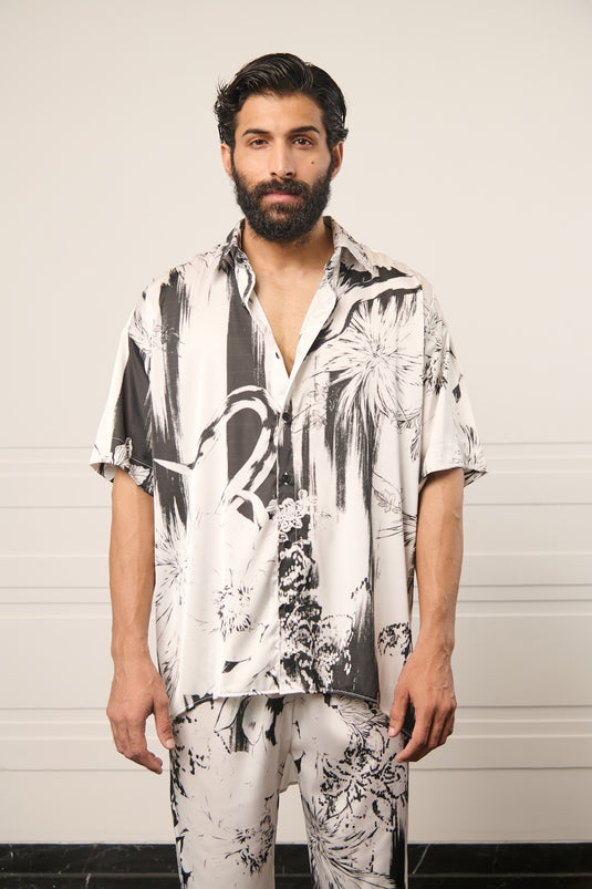 Resort camo high-low coord